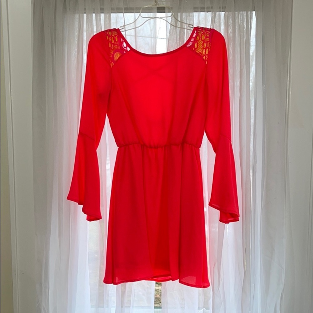 Coral Designer Dress